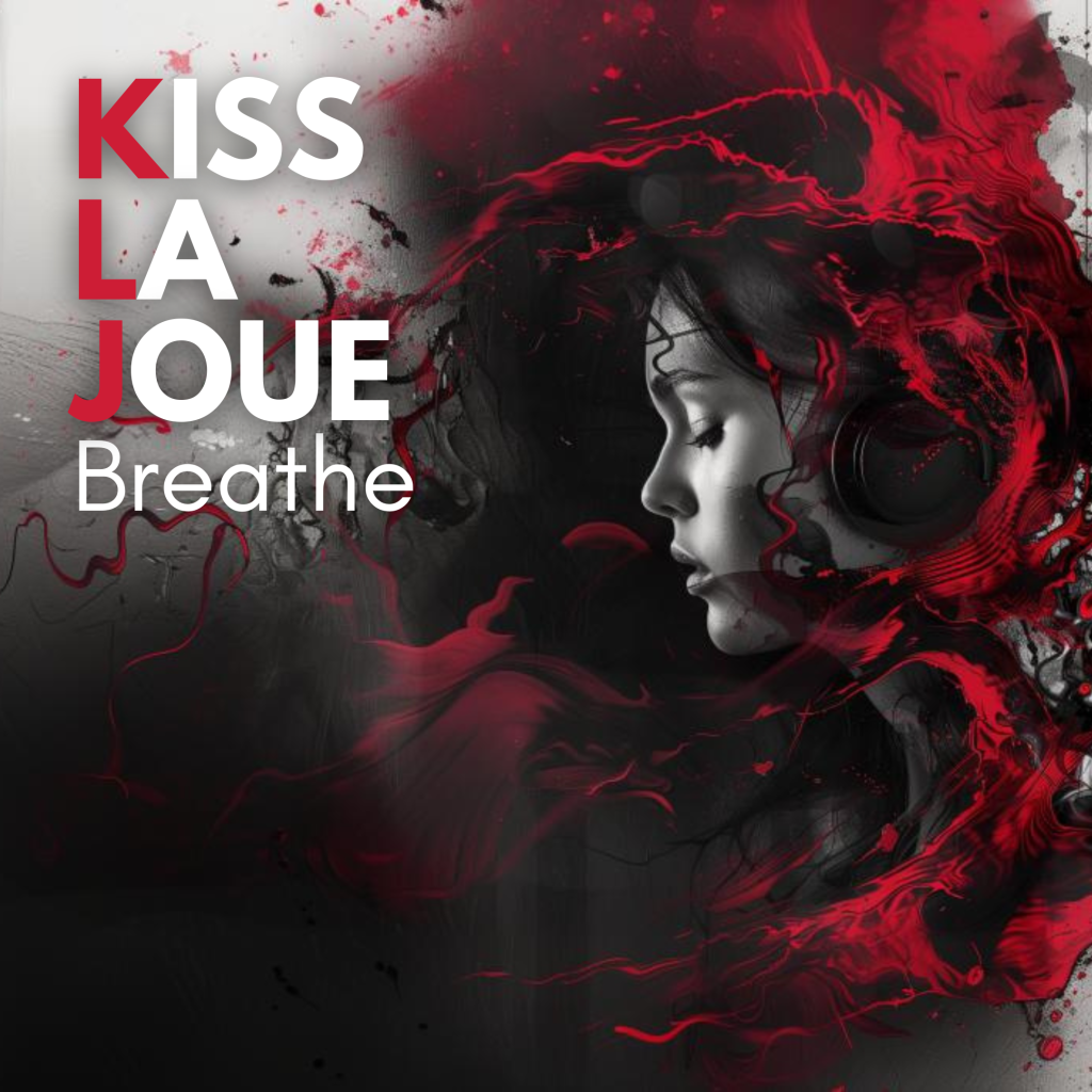 Pochette du single Breathe de Kiss La Joue – fusion électro et rock aux sonorités organiques (2024)
